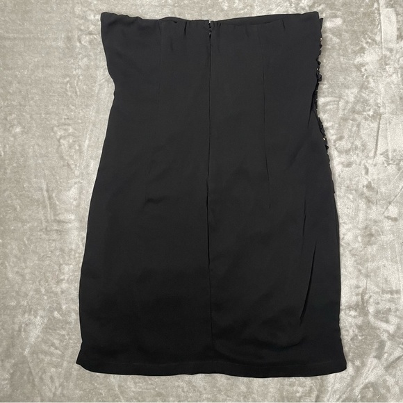 Johnathan Martin Strapless Ruching Cocktail Dress Size 14 - Picture 3 of 7